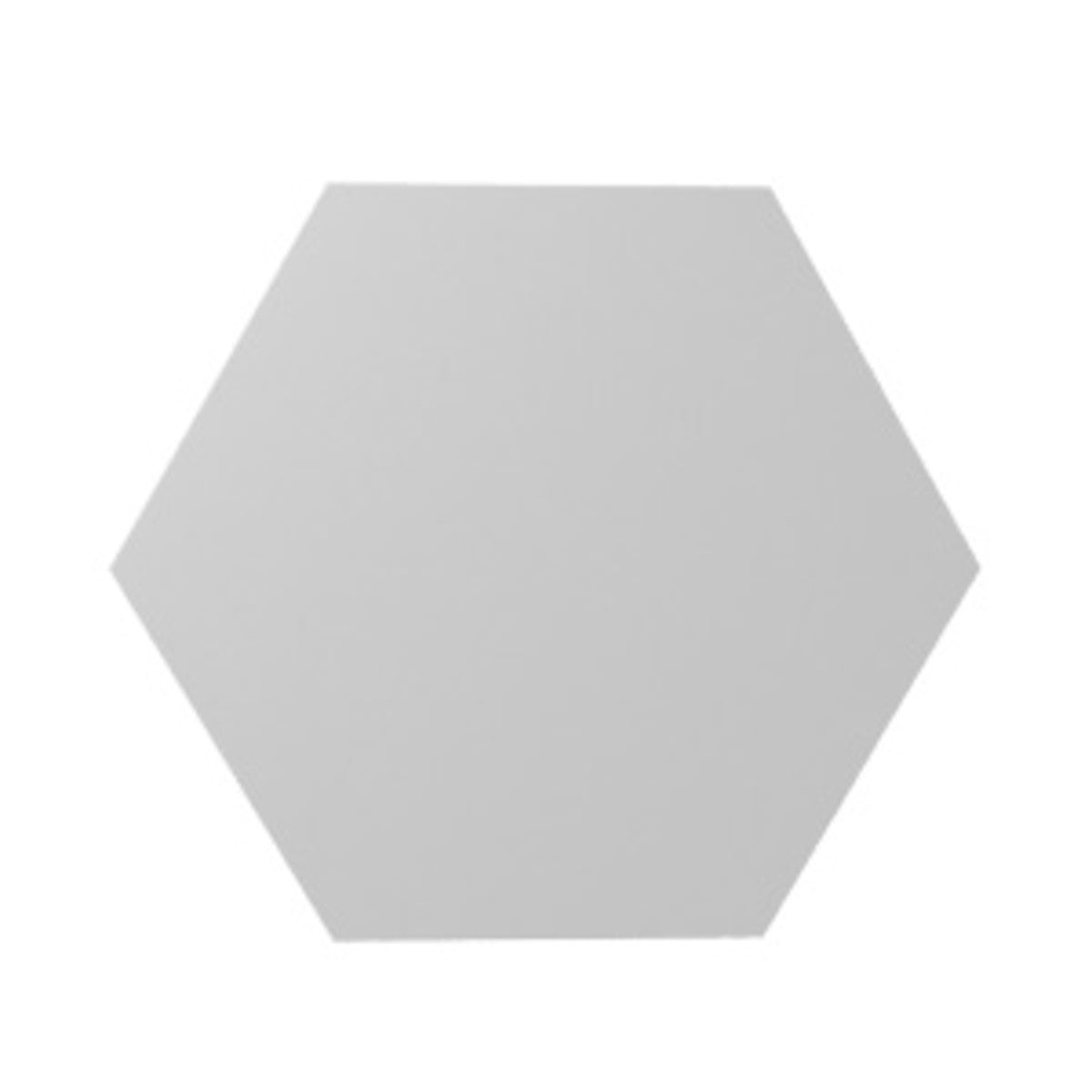 Wow Ice White 9x10 Hexa Decorative Tile Matte