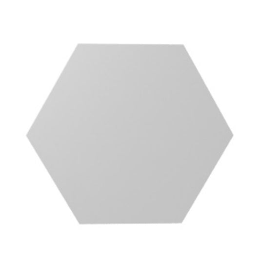 Wow Ice White 9x10 Hexa Decorative Tile Matte