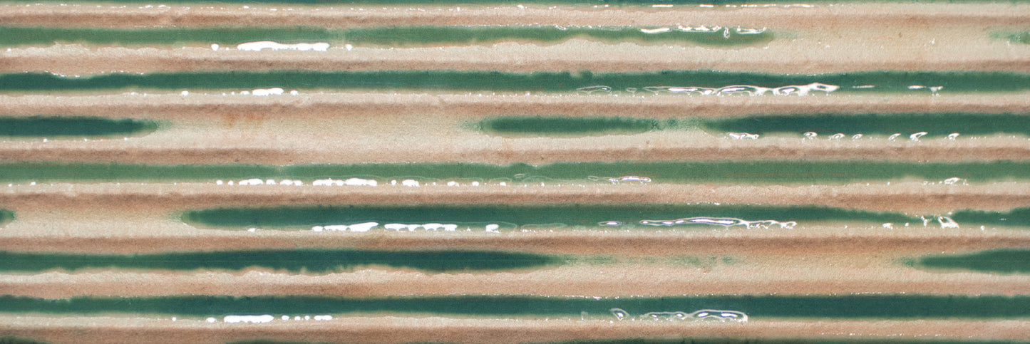 Casablanca Basil 2x6 Comb Decorative Tile Glossy