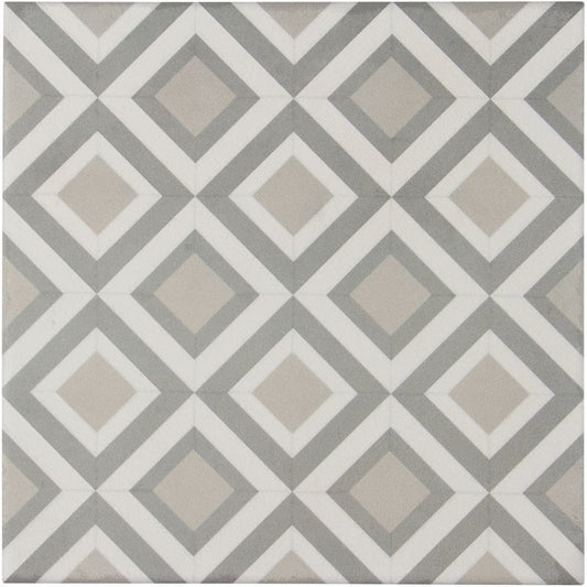Encaustic Echoes Pale 8x8 Formation Decorative Tile