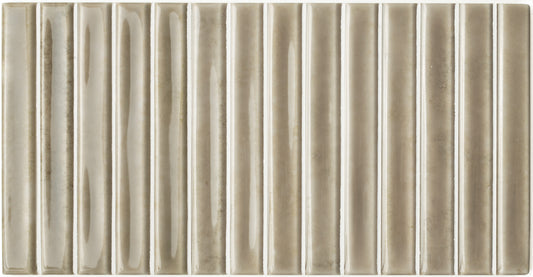 Potters Fossil 5x10 Bars Decorative Tile Glossy