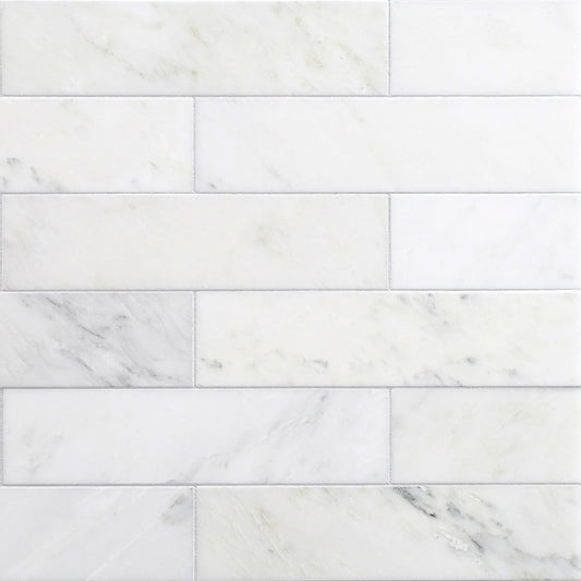 Vesuvio Napoli White 3x12 Field Tile