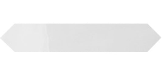 Gradient White 2x9 Crayon Field Tile Glossy