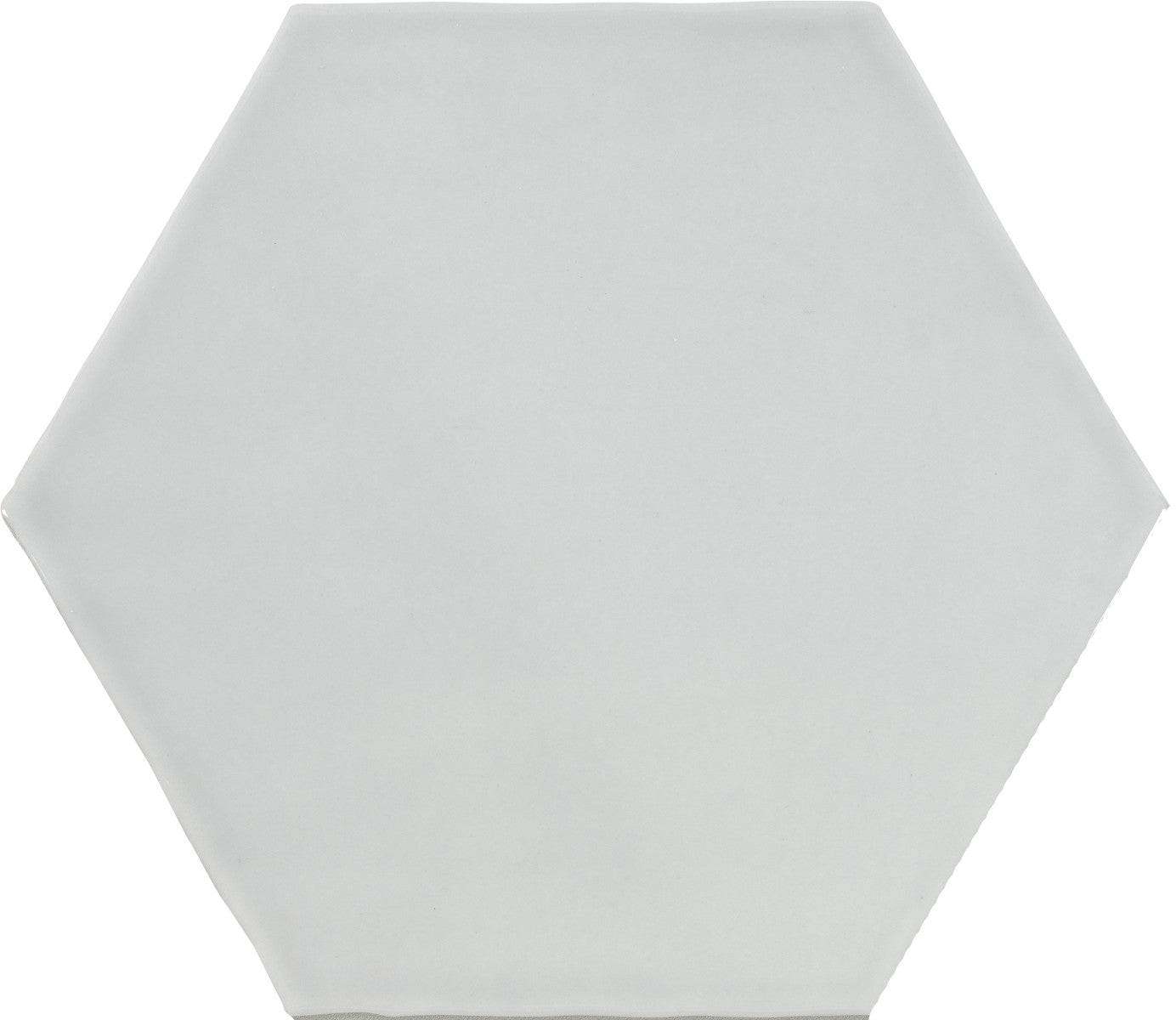 Teramoda Silver 6x7 Hexagon Field Tile Glossy
