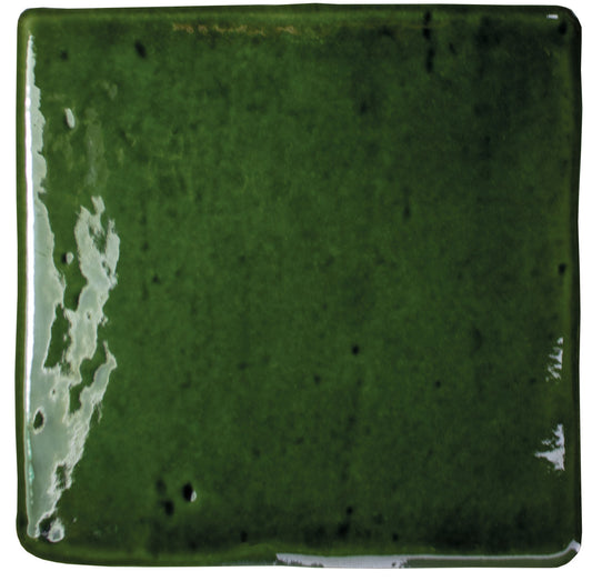 Roots Olive 4x4 Field Tile Glossy