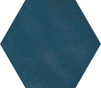 Eden Blue 5-1/2x6 Hexagon Field Tile Matte