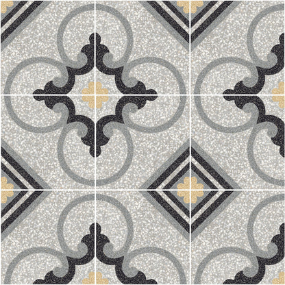 D_Segni Terrazzo Fresco 8x8 Fresco Decorative Tile Matte