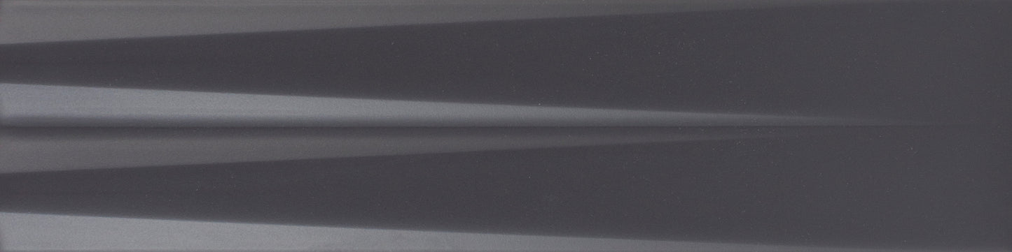 Stripes Graphite 3x12 Transition Decorative Tile Matte