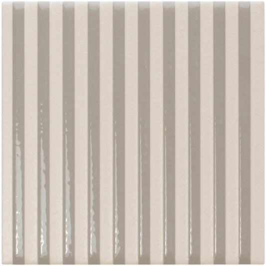 Twister Dove Stone & Taupe 5x5 Er Decorative Tile