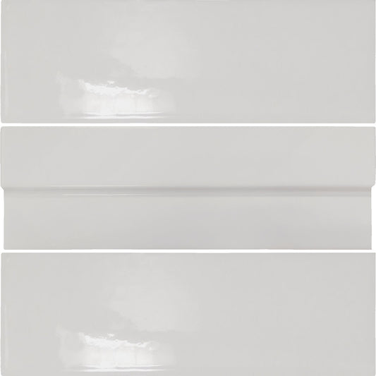 Eden Gray 2x6 Field Tile Glossy