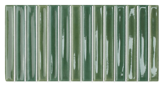 Colour Notes Fennel 5x10 Bars Decorative Tile Glossy