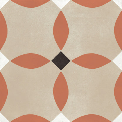D_Segni Color Monarch 8x8 Monarch Decorative Tile Matte