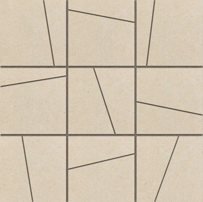 Argent 2.0 White Tiger 4x4 Random Angle Mosaic