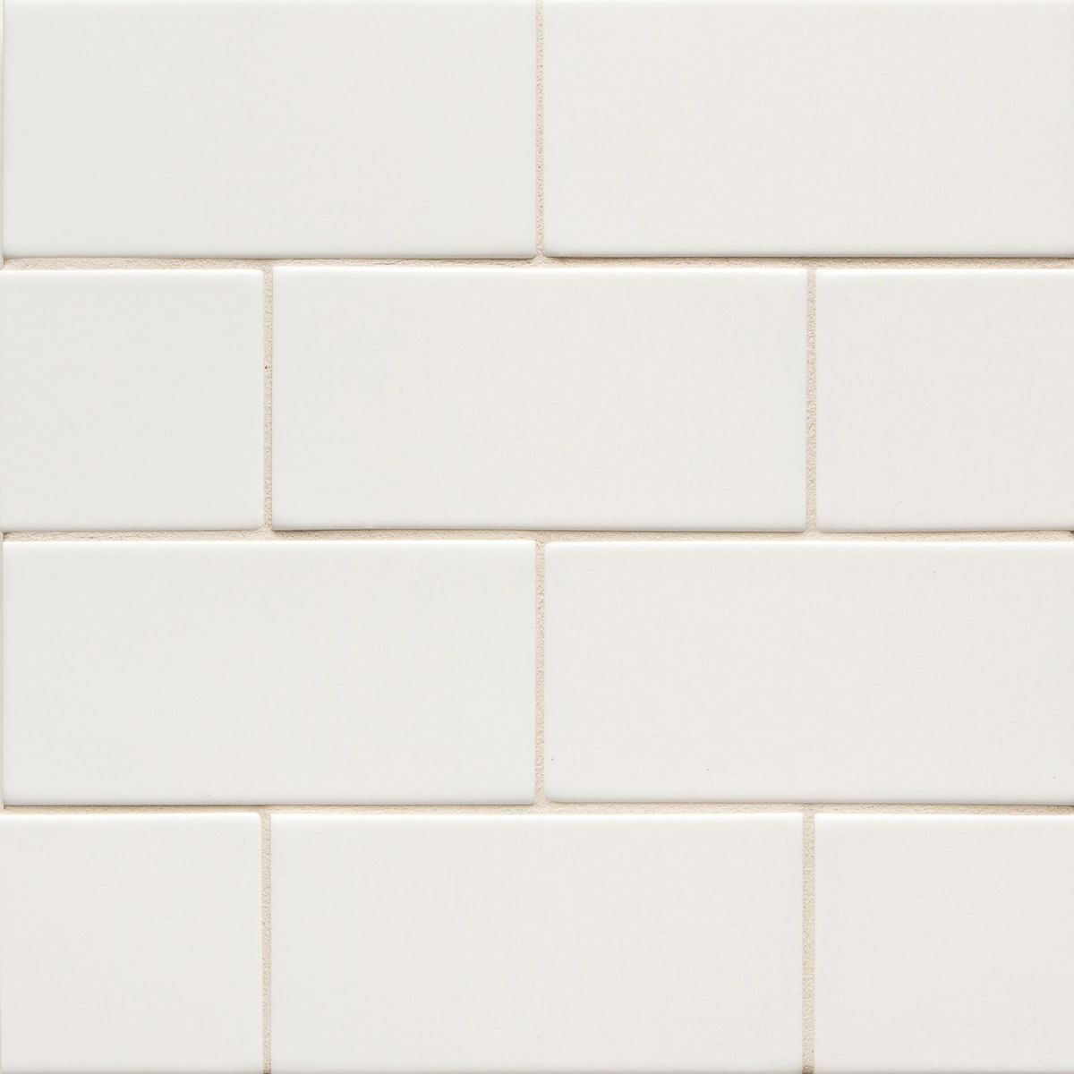 6th Avenue White 3x6 Field Tile Matte