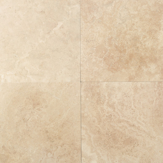 Stone Source Mediterranean Ivory 12x12 Field Tile Tumbled
