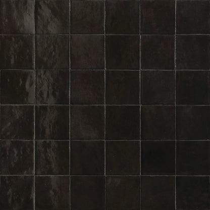 Casablanca Black 4x4 Field Tile Glossy