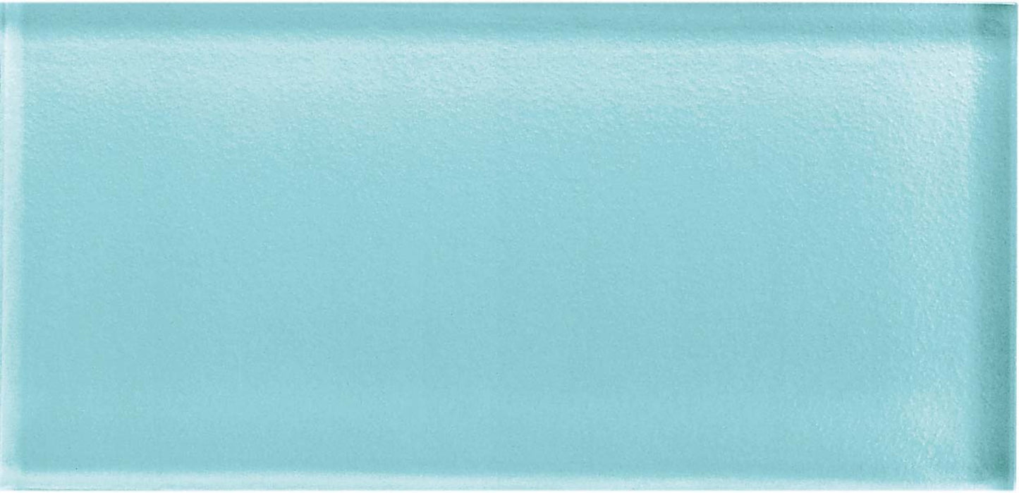 Color Appeal Fountain Blue 3x6 Field Tile Glossy