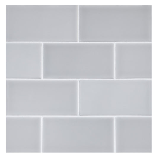 TrueTones Ceramics Greyity Gloss 3x6 Field Tile Gloss