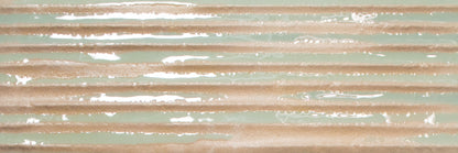 Casablanca Mint 2x6 Comb Decorative Tile Glossy