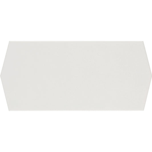 Harper Ivory 4x9 Nouveau Picket Field Tile Glossy