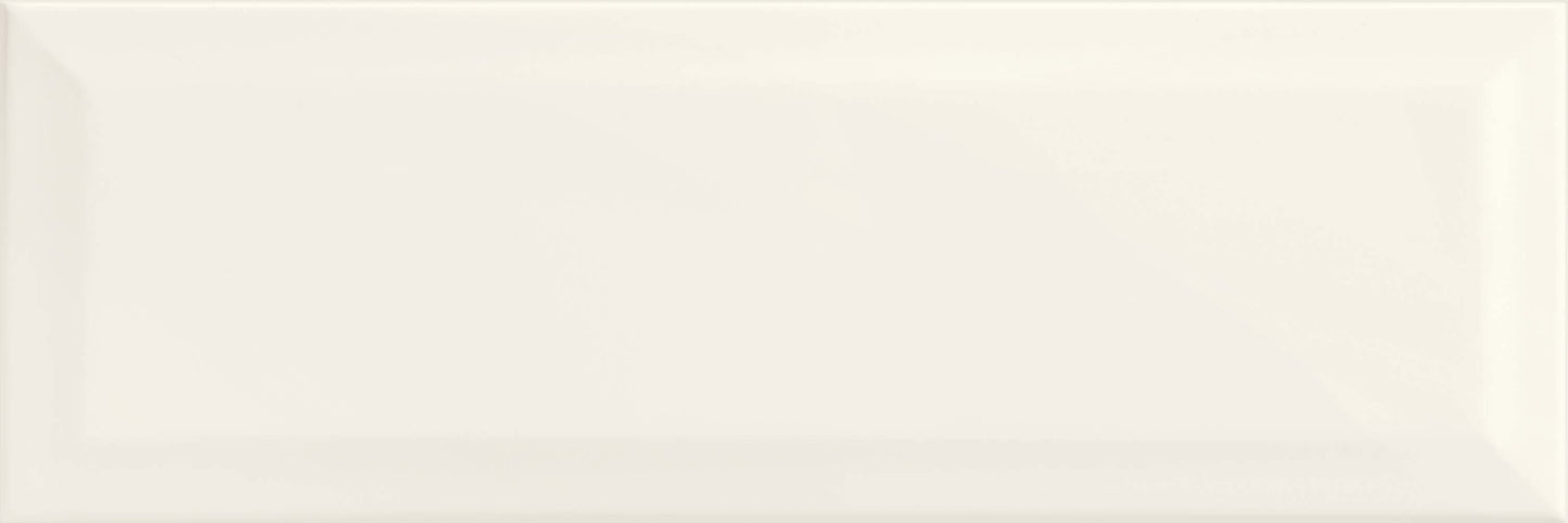 Hawthorne Refined White 4x12 Beveled Field Tile Glossy