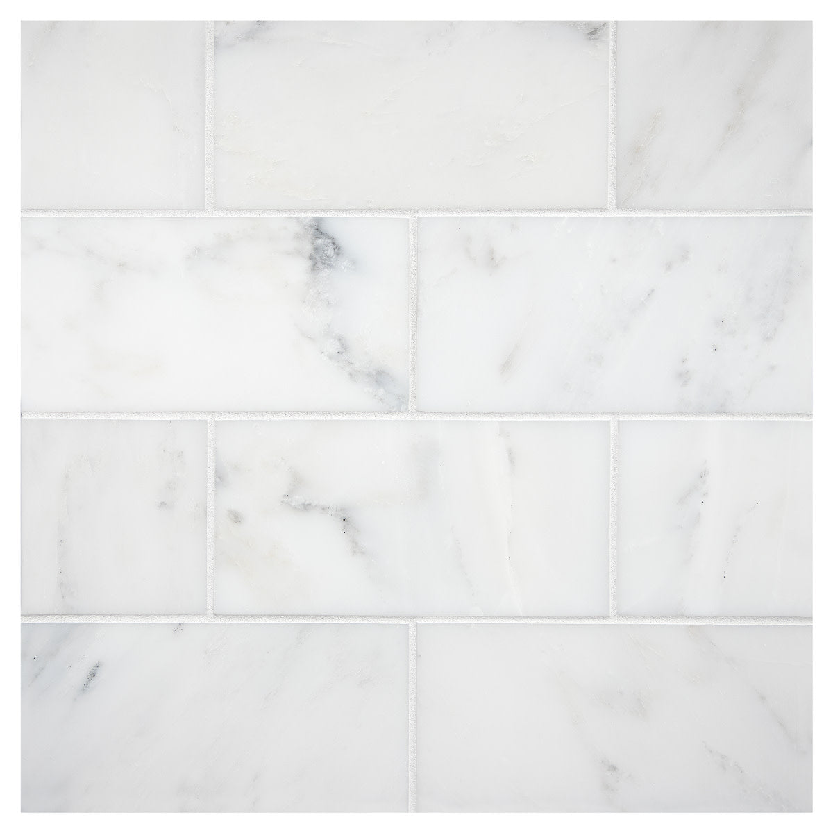 Fine Mosaic Works Asian Carrara Ultra Premium Honed 3x6 Field Tile Honed