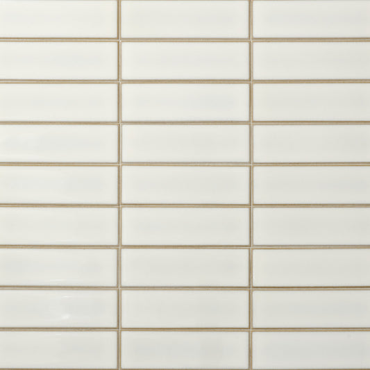 Ro White Heron 2x6 Field Tile Gloss