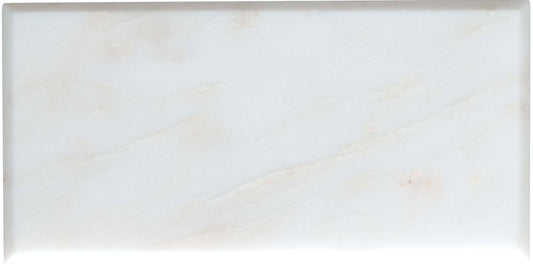 Pietra Bello Bianco Bello 3x6 Beveled Field Tile Honed