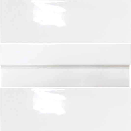 Eden White 2x6 Field Tile Glossy