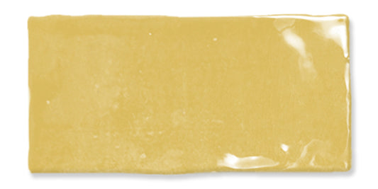 Fez Mustard 2x5 Field Tile Glossy
