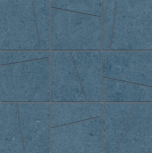 Argent 2.0 Memphis Blues 4x4 Random Angle Mosaic