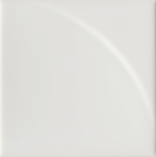 Classics Kho Liang Ie Accent White 4x4 Pattern 1 Decorative Tile Gloss