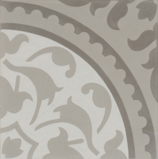 Duquesa Cement Gris 8x8 Alba Decorative Tile Matte