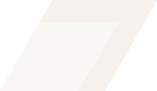 Flow White 6x10 Diamond Decor Matte