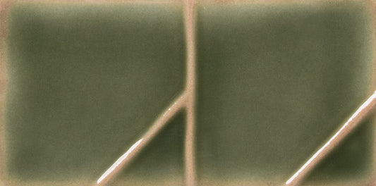Yoko Moss 3x5 Origami Decorative Tile