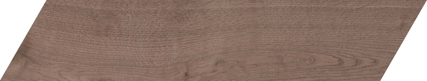 60 Degrees Wood Dark 4x21 Chevron A Field Tile Matte