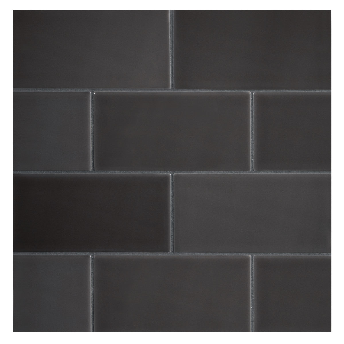 TrueTones Ceramics Toasted Grey Gloss 3x6 Field Tile Gloss