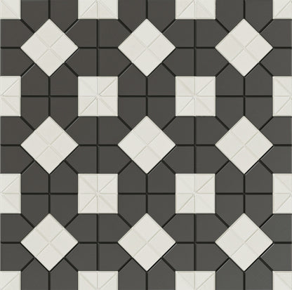 Tesserae B&W Plus 11x11 Suit Field Tile