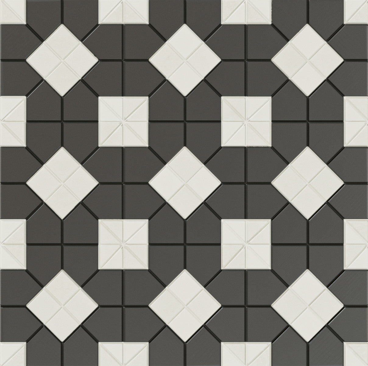 Tesserae B&W Plus 11x11 Suit Field Tile