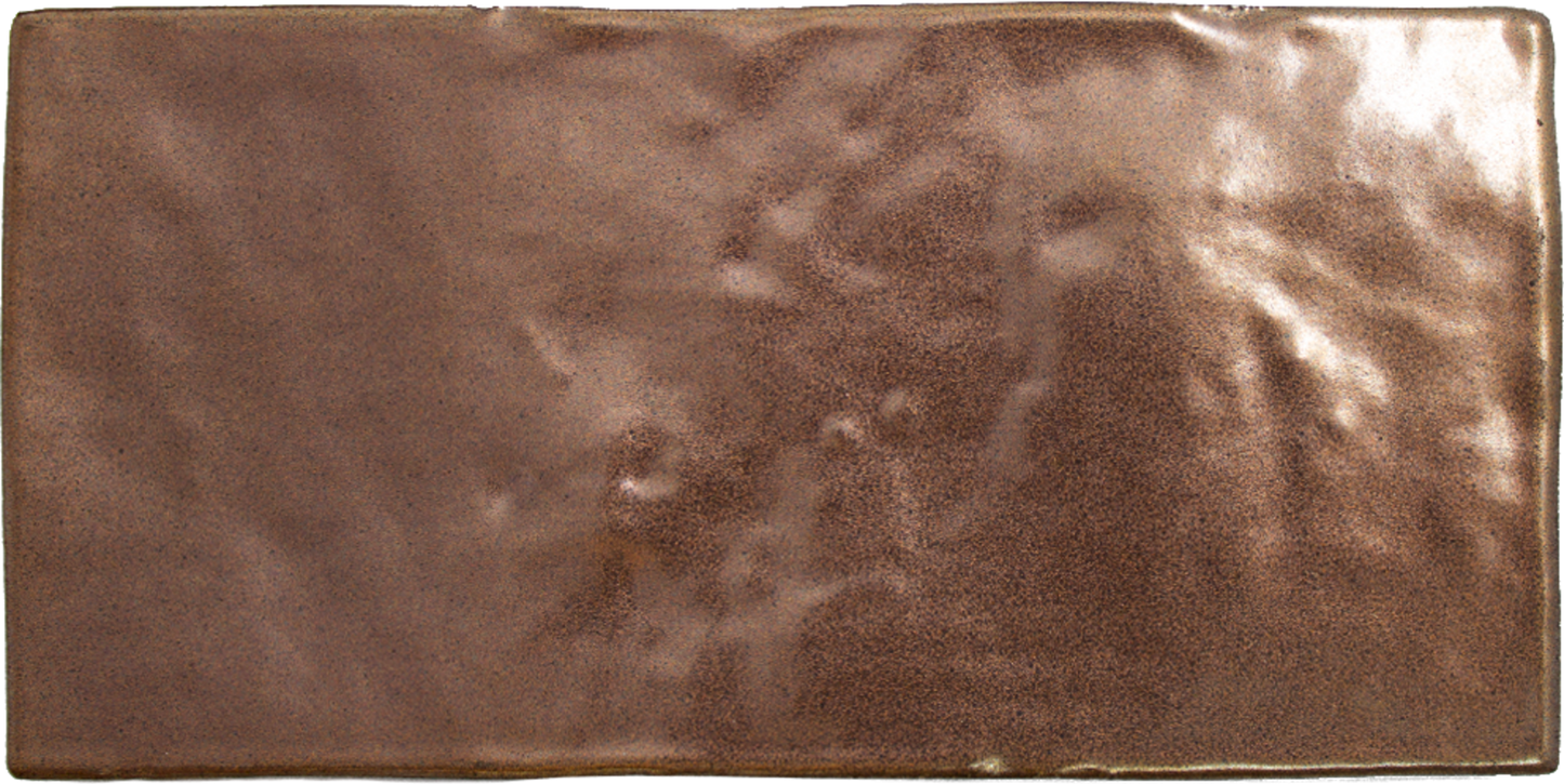 Fez Copper 2x5 Field Tile Glossy