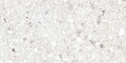 Santiago White 3D Hex Mosaic Rectified