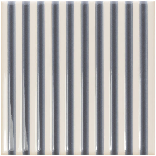 Twister Vapor & Titanium Blue 5x5 Er Decorative Tile