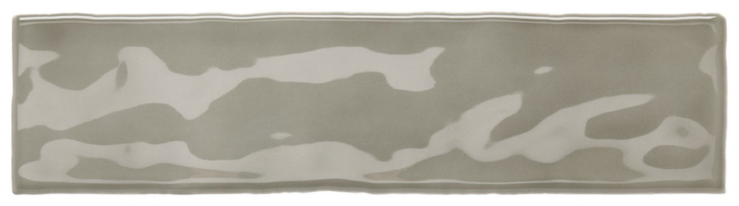 Mardi Silver 3x12 Field Tile Glossy