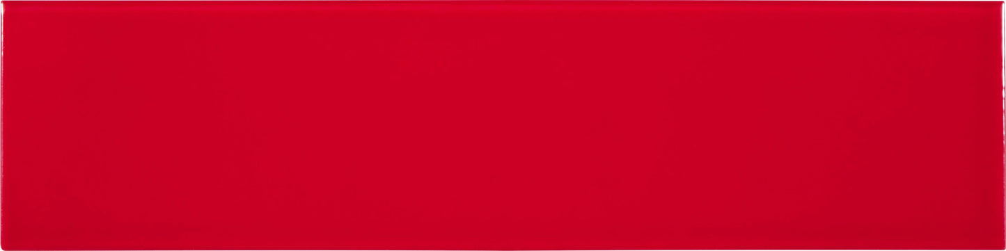 Swatches Lipstick Red 3x12 Field Tile Glossy