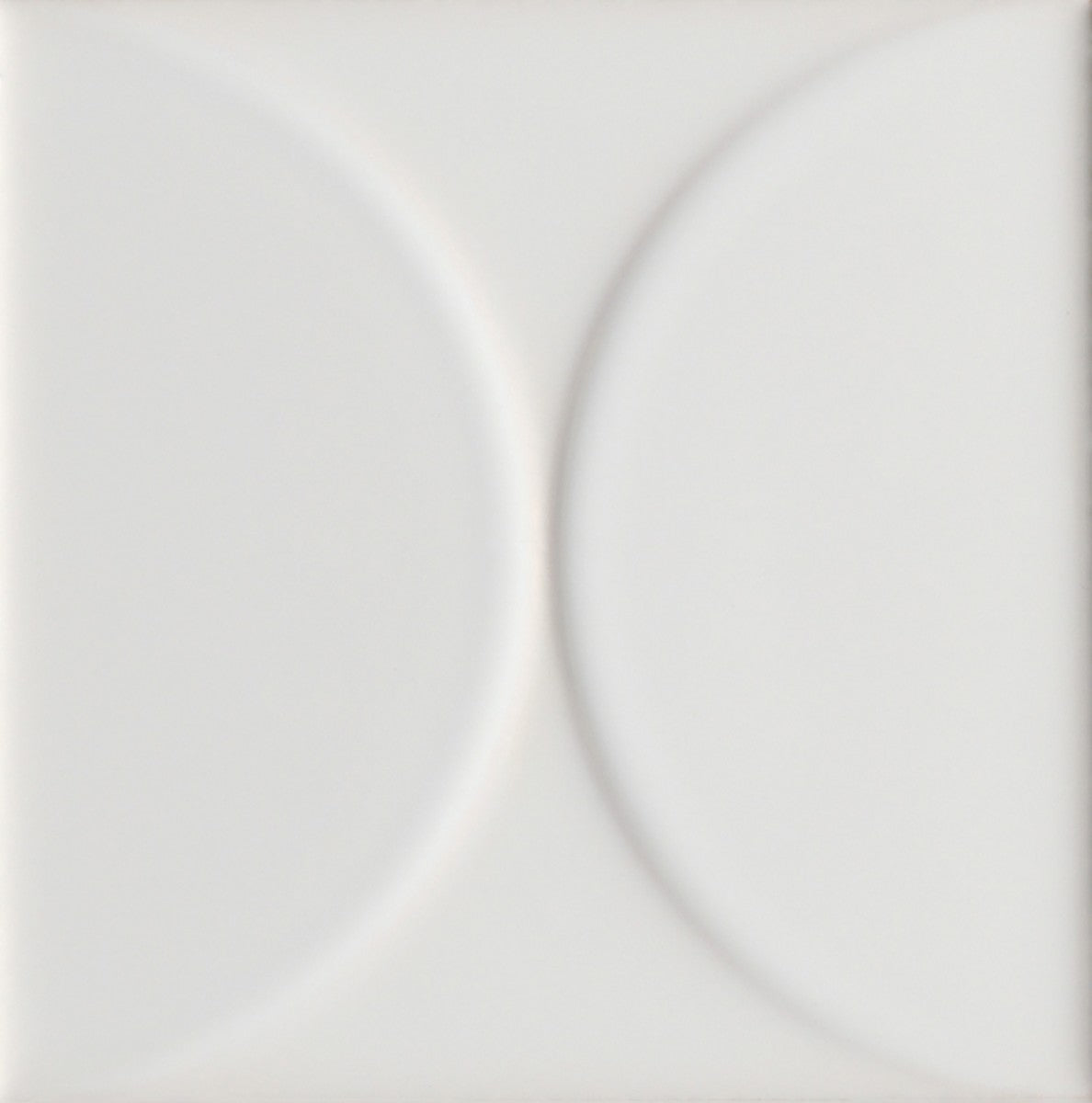 Classics Kho Liang Ie Accent White 4x4 Pattern 4 Decorative Tile Gloss