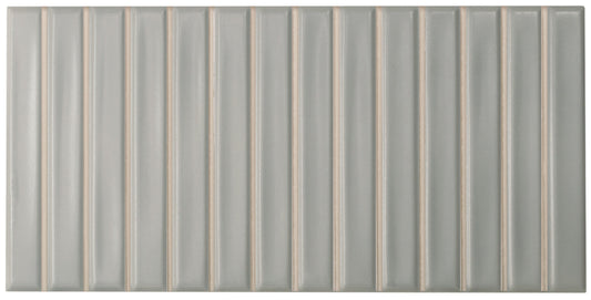Sweet Bars Grey 5x10 Field Tile Matte