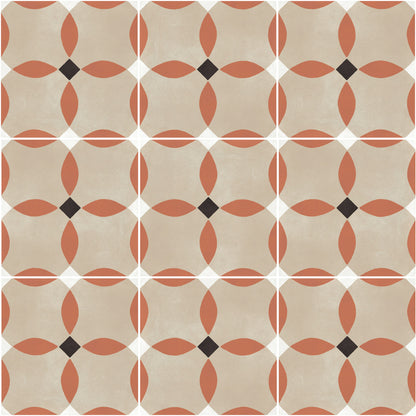 D_Segni Color Monarch 8x8 Monarch Decorative Tile Matte