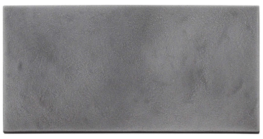 Refined Metal Gunmetal Satin 4x9 Field Tile Hammered