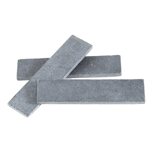 Thin Brick Lime Black 2x8 Field Tile Tumbled
