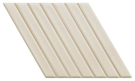 Spike Bars  Talc 6x10 A Decorative Tile Matte